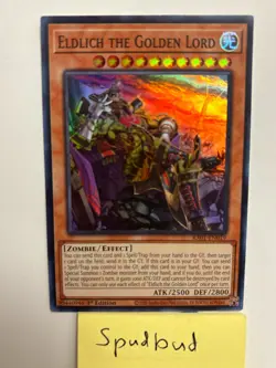 x3 Eldlich The Golden Lord Super Rare 3x RA01-EN019 NM 1st Edition Yu-Gi-Oh! - Image 1
