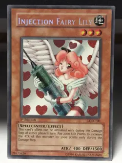 Injection Fairy Lily LOD-100 Legacy of Darkness 1st Edition Secret Rare #11 - Image 1