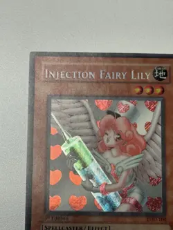 Injection Fairy Lily LOD-100 Legacy of Darkness 1st Edition Secret Rare #11 - Image 5