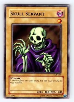 Yugioh Skull Servant LOB-004 Common - VLP-NM 💎 - Image 1