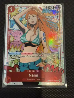 Treasure Rare Nami ST01-007 Alt Art OP06 Wings Of The Captain TR One Piece TCG - Image 1