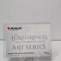 Galadriel, Gift-Giver Art Card (Gold-Stamped Signature) LOTR Art Series - M/NM - Image 2