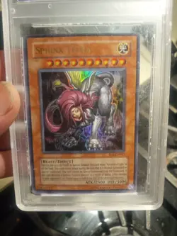 2004 upper Deck Yu-Gi-Oh Sphinx teleia- light graded card fast shipping - Image 4