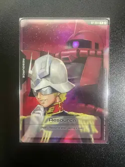 Gundam Card Game - Char Aznable - Promo Resource - RP-004 [FOIL] [NEAR MINT] - Image 1