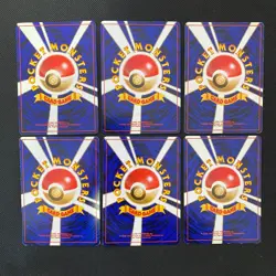neo gene 1999 Normal Card Set of 6 Japanese Pokemon Card Old Back s007317 - Image 2
