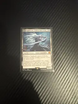 Magic the Gathering Sephiroth Fabled Soldier Final Fantasy Card NM Condition - Image 1