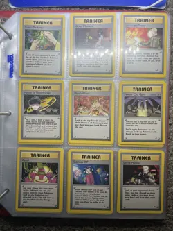Vintage Pokemon Trainer Cards Gym Heroes 110/132-118/132 NM Set Builder - Image 1