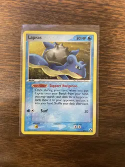 Lapras 8/92 Legend Maker Holo Rare Pokemon Card LP-MP - Image 1