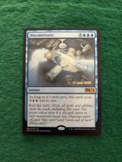 Discontinuity Foil Prerelease Promo Card Near Mint Condition - Image 1