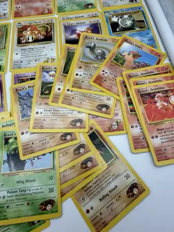 Pokemon Lot of 50+ Gym Heroes LP-NM Cards TCG WOTC Sabrina Erika Brock Misty VTG - Image 5