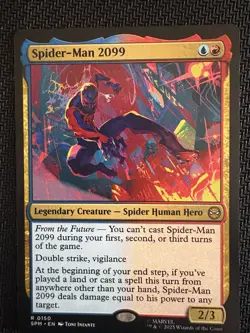 MTG Marvel’s Spider-Man Spider-Man 2099 Rare NM Magic Card - Image 1
