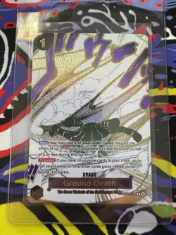 OP14-096 Ground Death Alt Art Event Manga One Piece English Card - In Hand - Image 1