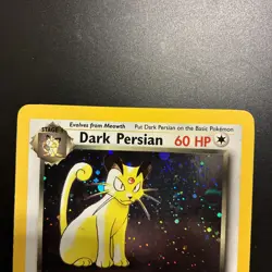 Pokemon TCG Dark Persian Black Star Promo #17 Holo Card WOTC LP - Image 4