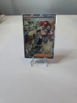 Pokemon TCG Roark Paradox Rift 242/182 Holo Ultra Rare Collectors Trainer Card - Image 1