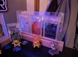 Pokemon TCG Three Psa 9 Cards And One Tag 10 With The Light Up Case As A Bonus - Image 1
