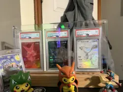 Pokemon TCG Three Psa 9 Cards And One Tag 10 With The Light Up Case As A Bonus - Image 2