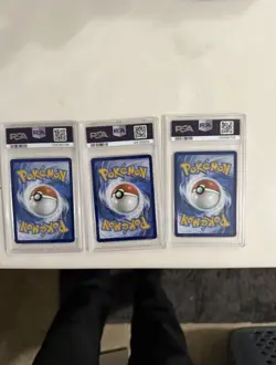 Pokemon TCG Three Psa 9 Cards And One Tag 10 With The Light Up Case As A Bonus - Image 4
