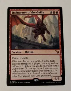MTG Incinerator of the Guilty - Murders at Karlov Manor LP - Image 1