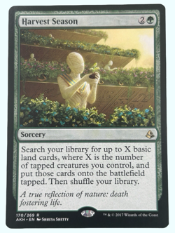Harvest Season, Amonkhet, NM Near Mint, Magic the Gathering MTG - Image 1