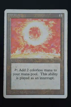 Magic The Gathering MTG SOL RING Revised HP Heavily Played - Image 1