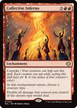 Collective Inferno - Lorwyn Eclipsed - MtG- NM - Image 1