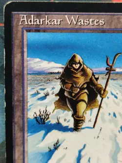 MTG Ice Age #326 Adarkar Wastes HP (Edge Wear) - Image 2