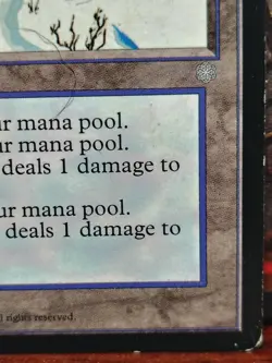 MTG Ice Age #326 Adarkar Wastes HP (Edge Wear) - Image 4