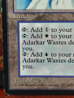 MTG Ice Age #326 Adarkar Wastes HP (Edge Wear) - Image 5