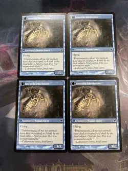 4x MTG Delver of Secrets LP+ Magic the Gathering, English Innistrad Playset - Image 2