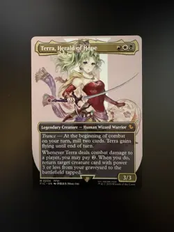 MTG Final Fantasy English Terra, Herald of Hope Borderless 0204 Non-Foil - Image 1