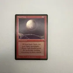 English - MTG Blood Moon - HP - Vintage The Dark (1994) - Image 1