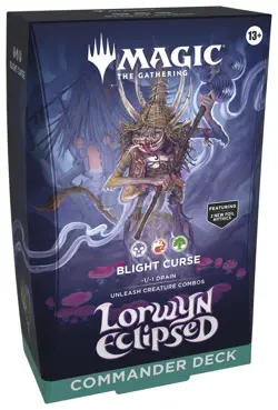 Magic: The Gathering - Lorwyn Eclipsed Commander Deck Blight Curse - Image 1