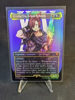 G'raha Tia, Scion Reborn (Borderless) Commander: Final Fantasy Foil - Image 1