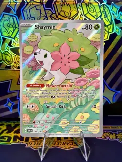 2025 Pokemon Destined Rivals Shaymin 185/182 - Image 1