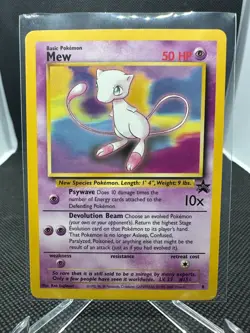 Pokemon WOTC TCG Mew Black Star Promo #8 Regular Non-Holo NM/LP - Image 1