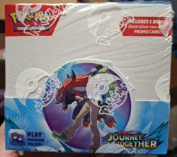 Pokemon TCG: Journey Together ENHANCED Factory Sealed Booster Box + Topper - Image 1