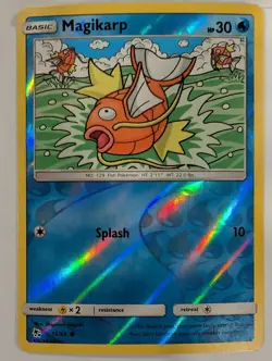 Magikarp 15/68 - Hidden Fates Pokemon Reverse Holo Foil Nice! - Image 1