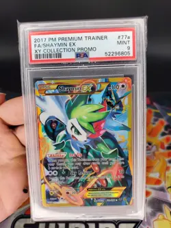 Pokemon Shaymin EX PSA 9 77a XY Premium Trainer Coll. Full Alt Art Promo Mint - Image 1