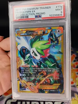 Pokemon Shaymin EX PSA 9 77a XY Premium Trainer Coll. Full Alt Art Promo Mint - Image 2