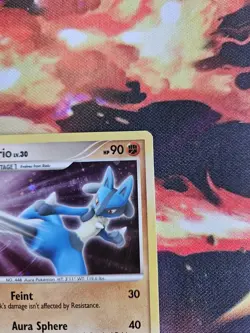 Pokemon - Lucario - 3/11 - Holo - DP Trainer Kit: Manaphy & Lucario - LP - Image 3