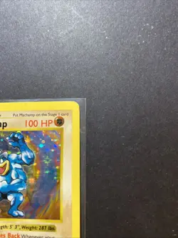 Machamp Base Set Shadowless 008/102 Deck Exclusives Holo Pokemon WOTC LP/MP - Image 4