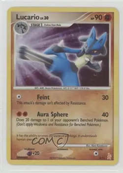 Lucario (Lucario Deck) Pokemon Trainer Kit Manaphy & #3 2007 - Image 1