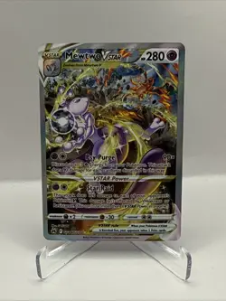 Pokemon Mewtwo VSTAR GG44/GG70 Crown Zenith Galarian Gallery Ultra Rare Holo - Image 1