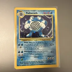Pokemon TCG Poliwrath Base Set 13/102 Holo 1999-2000 - Image 1