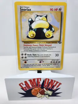 Pokemon Snorlax 27/64 Jungle Unlimited Regular Rare LP - Image 1