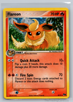 Flareon 2/17 - Pop Series 3 Holo Rare Pokemon TCG LP - Image 1