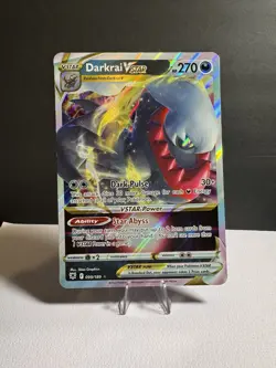 Pokemon JUMBO Darkrai V 099/189 V Star Ultra Rare Full Art Holo Oversized - Image 1