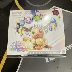 POKEMON TCG PRISMATIC EVOLUTIONS ETB ELITE TRAINER BOX NEW FACTORY SEALED S&V - Image 1