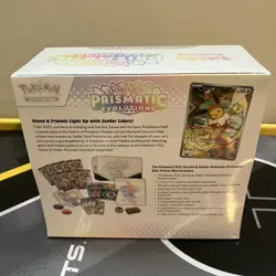 POKEMON TCG PRISMATIC EVOLUTIONS ETB ELITE TRAINER BOX NEW FACTORY SEALED S&V - Image 3