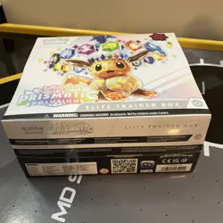 POKEMON TCG PRISMATIC EVOLUTIONS ETB ELITE TRAINER BOX NEW FACTORY SEALED S&V - Image 5